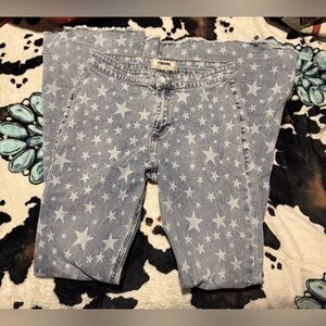 Rock & Roll Cowgirl Star Patterned flare Jeans size 30/34